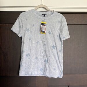 Splendid Light Blue Star Tee Shirt Size Small